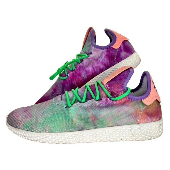 Adidas X Pharrell Williams Hu Holi Tie Dye Shoes Size 11 - Picture 1 of 15